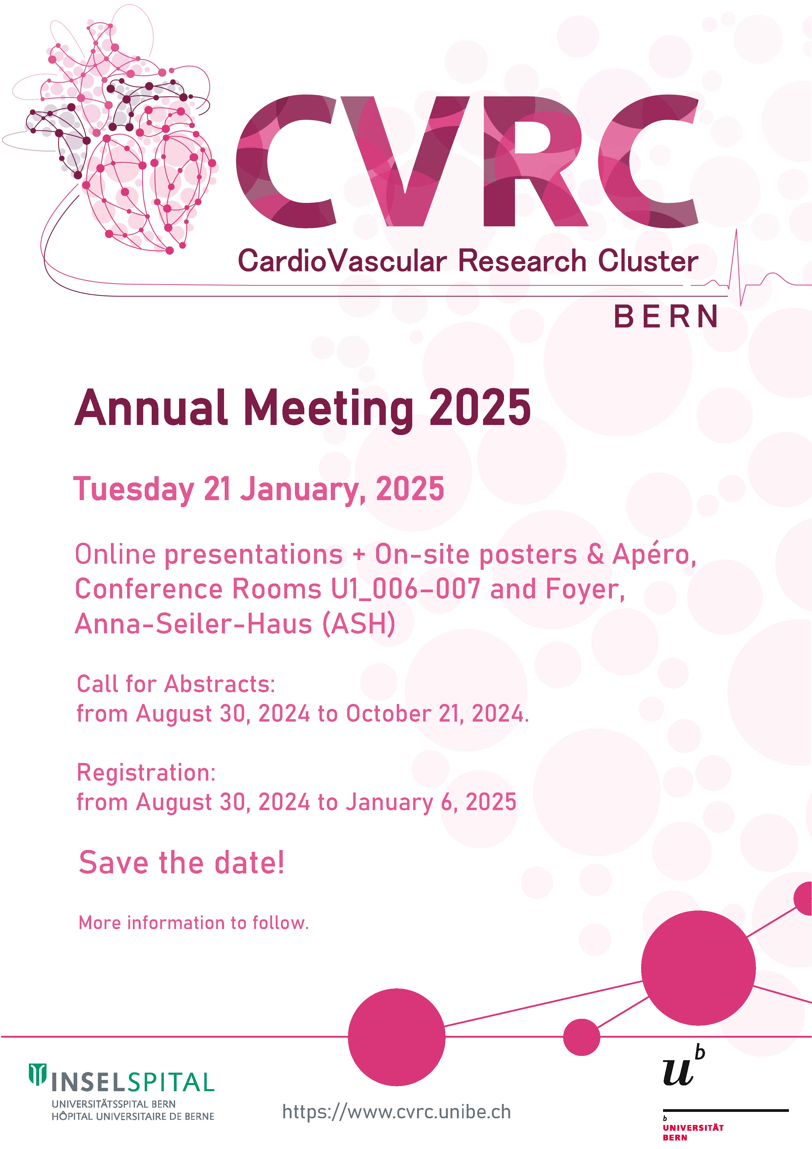 Save the date flyer CVRC Annual Meeting 2025