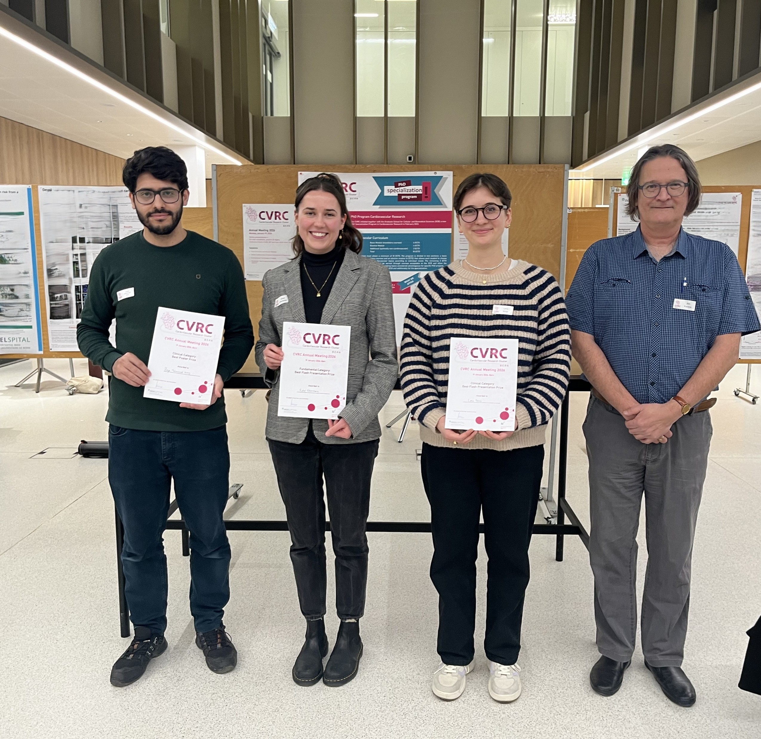 Prize winners CVRC Annual Meeting 2026